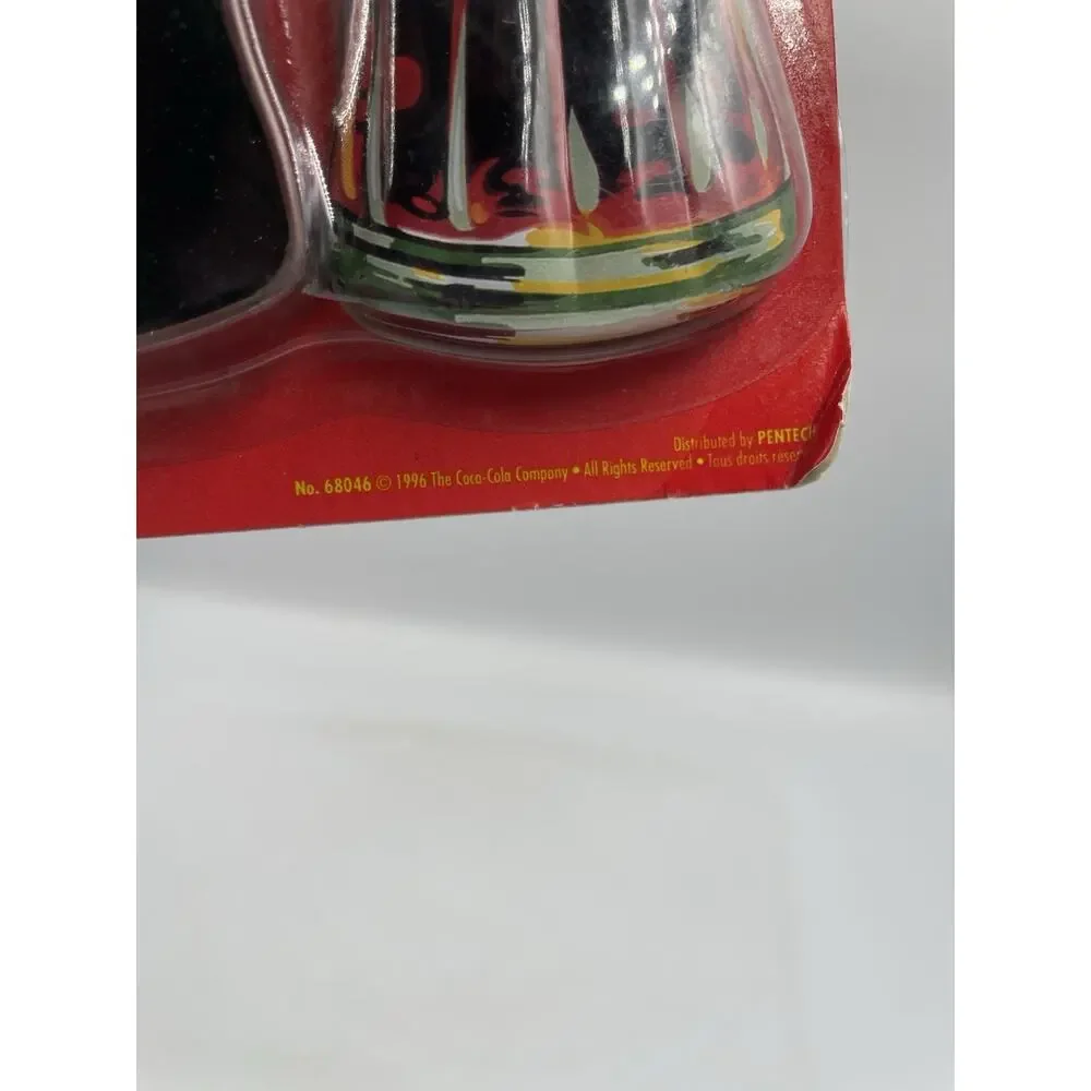 Vintage 1996 Coca-Cola Ball Point Pen in Metal Bottle Shaped Case NEW